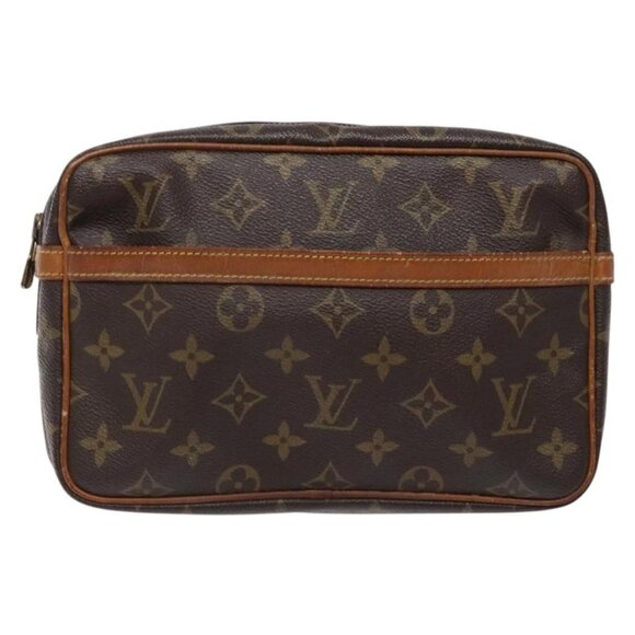 LOUIS VUITTON Monogram Compiegne 23 Clutch Bag M51847 LV Auth 137961 - Picture 12 of 16